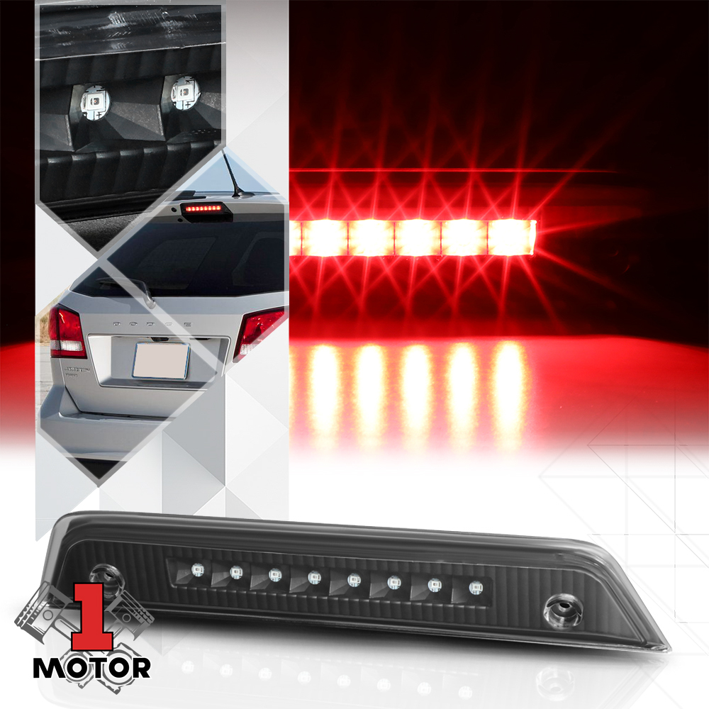 Smoke Lens/Black Housing Full LED Rear Third Brake Light for 06-10 Dodge Charger