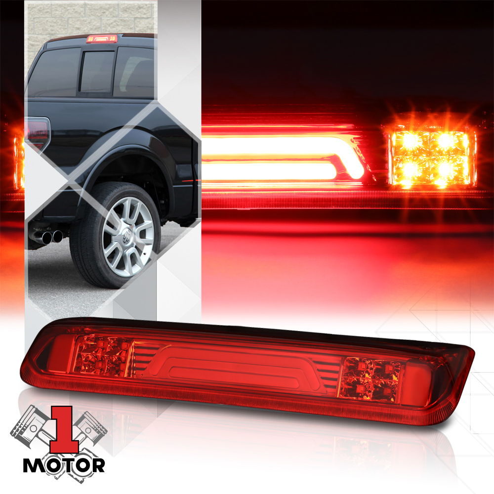 Brake Light Cargo Functioned for 07-18 Toyota Tundra 3rd Red LED Bar Rear Third