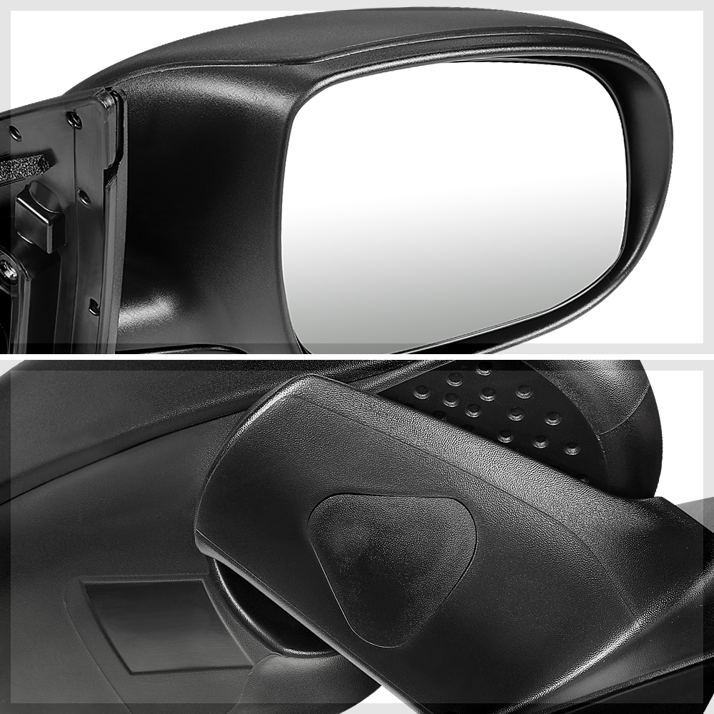 [Right]Passenger Side Manual Adjust Textured Replacement Mirror for 10