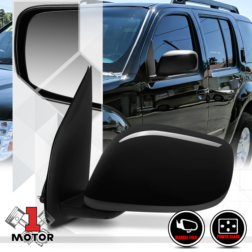 [L] Driver Side Power Foldable Replacement Mirror for 05-17 Frontier ...