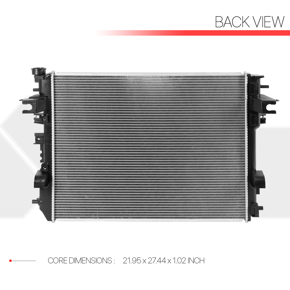 Aluminum/Plastic Radiator For 2009-2018 Dodge Ram 1500 (3.6L, 5.7L) - PARTHIGH PA122755H01