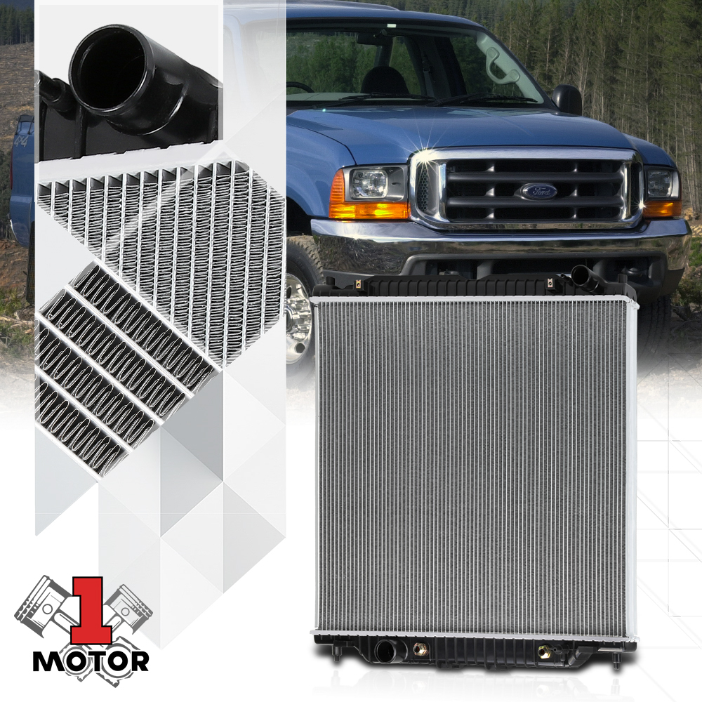 For 03-07 Ford Excursion F250 F350 6.0L Diesel 3 Row Aluminum Cooling Radiator